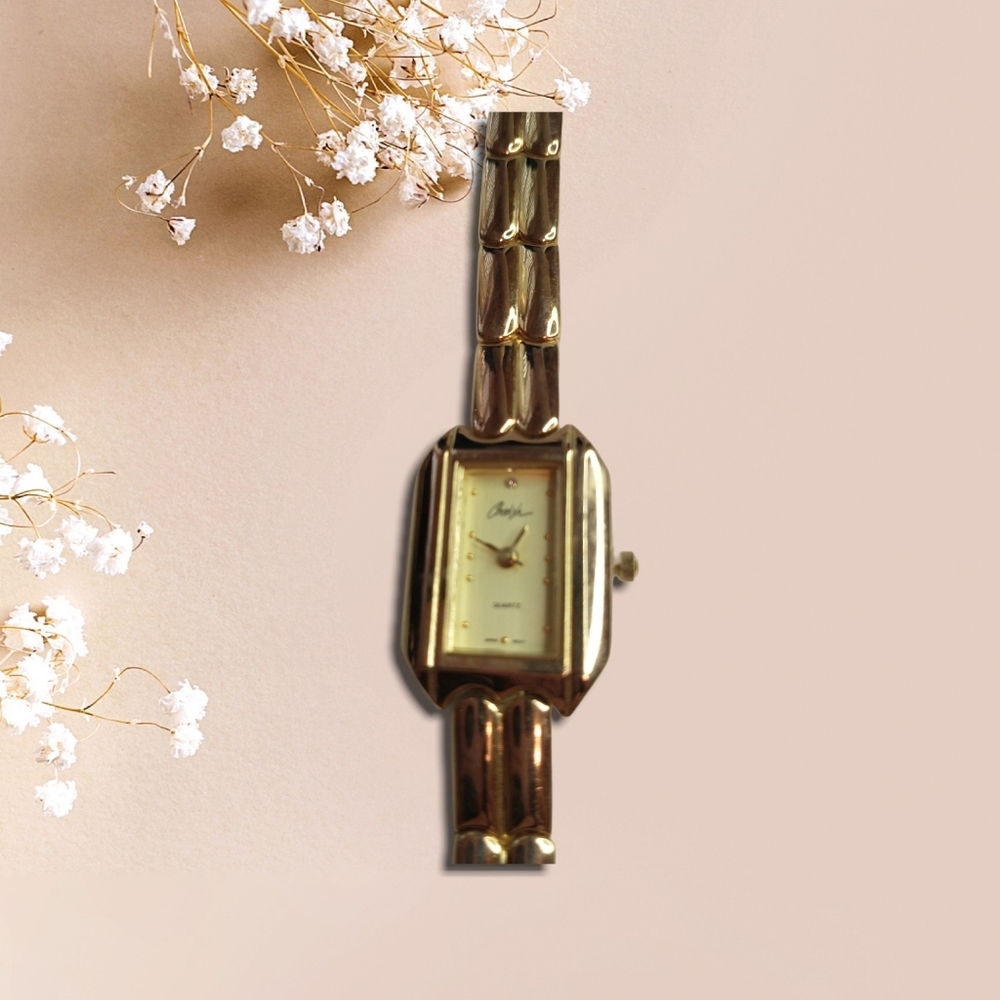 Cherish women's gold tone watch